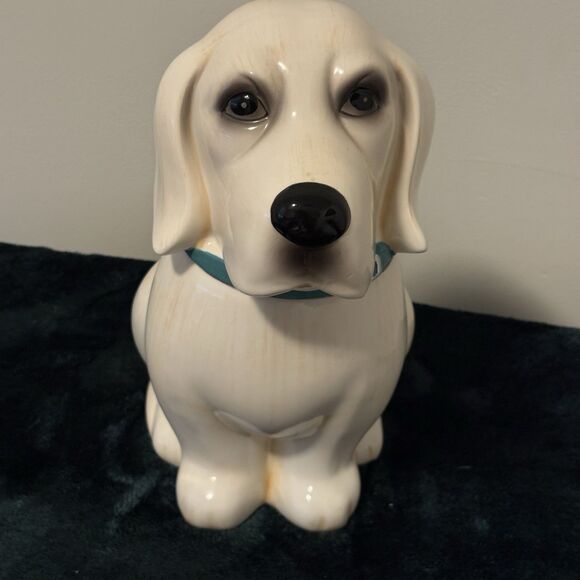 Pioneer Woman Yellow Labrador Retriever Lucy Cookie Jar - Picture 2 of 10